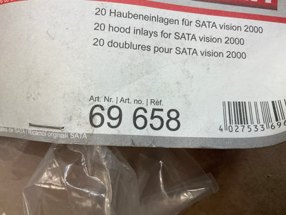 Sata 69658 Vision 2000 Hygienic Mask Inlay Hood Lining - Pack Of 20 Pcs