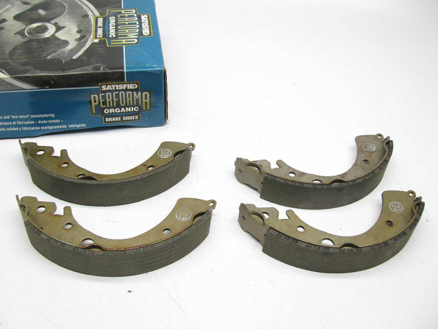 Satisfied B545 Rear Drum Brake Shoes For 1984-1991 Honda Civic