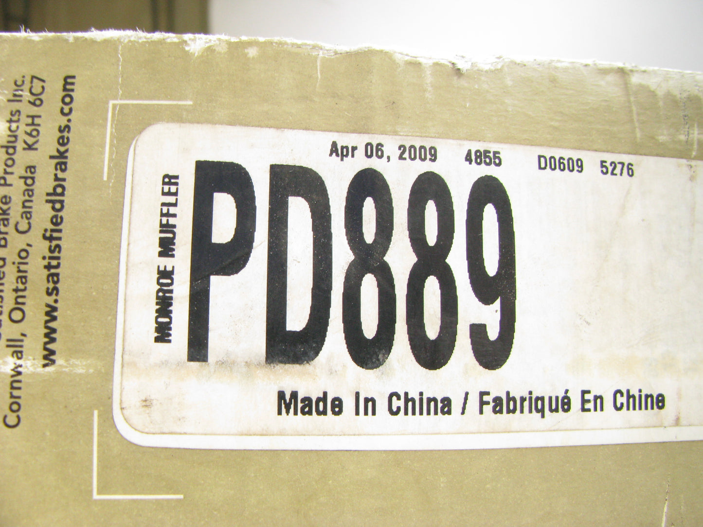 Satisfied PD889 Ceramic Disc Brake Pads - Front