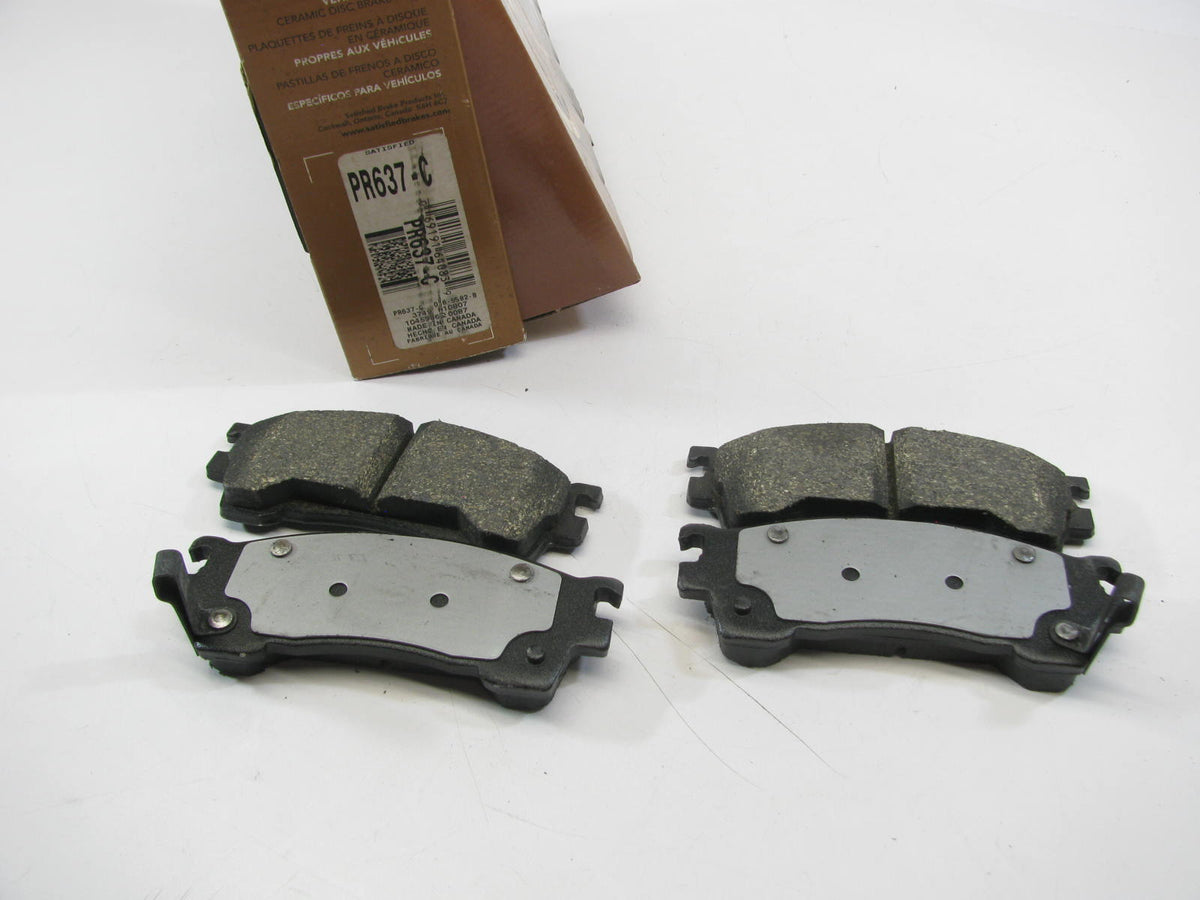 Satisfied PR637-C Ceramic Disc Brake Pads Set - Front