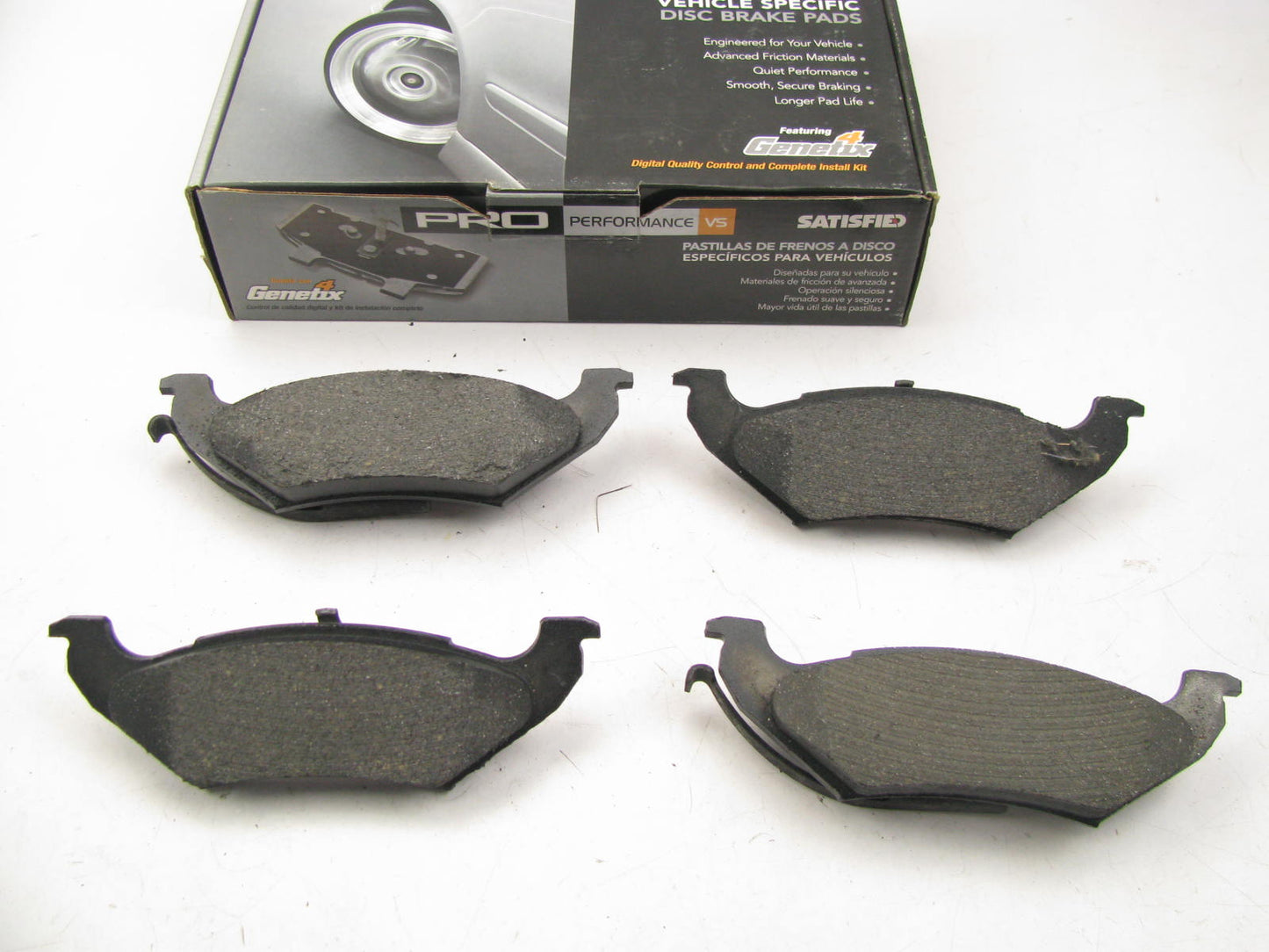 Satisfied PR715 Rear Disc Brake Pad Set - Semi-Metallic