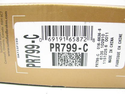 Satisfied PR799C Front Ceramic Disc Brake Pads For 1999-2004 Toyota Tacoma 6-LUG