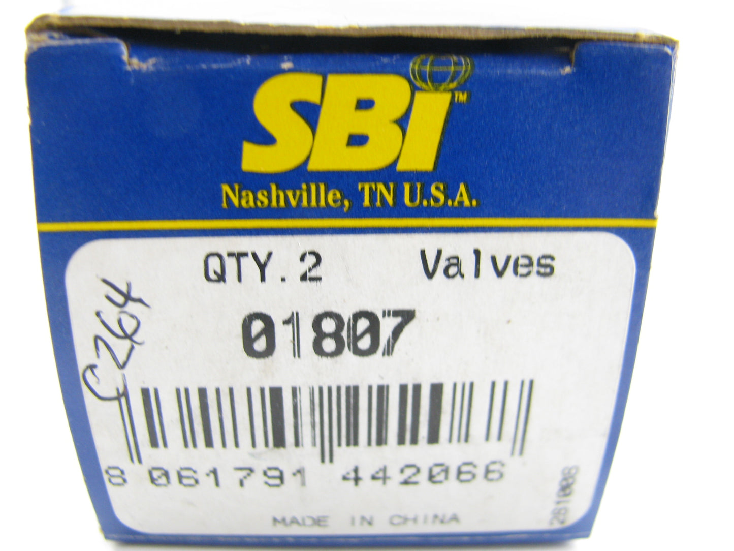 (2) Sb International 01807 Engine Exhaust Valves For 1994-02 GM 4.3L 5.0L 5.7L