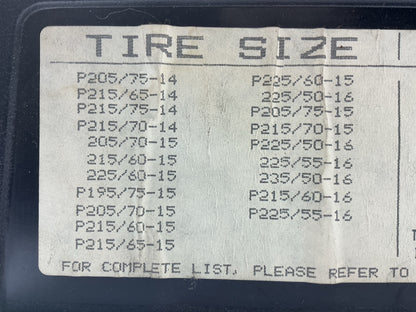 SCC CH2412T Tire Snow Chains PAIR 225/45-17, 205/55-17, 205/65-16, 205/65-15