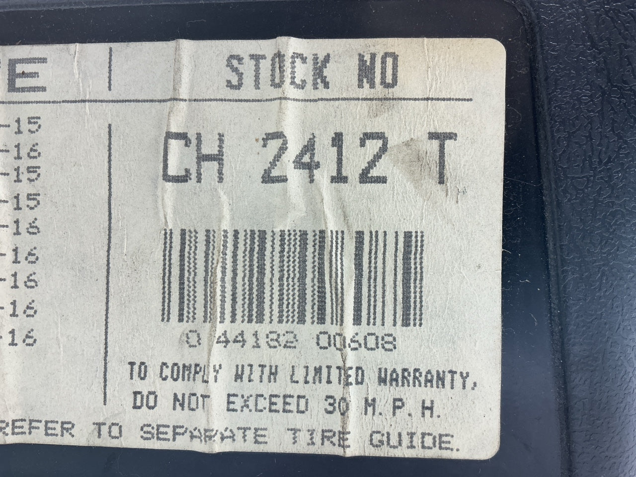 SCC CH2412T Tire Snow Chains PAIR 225/45-17, 205/55-17, 205/65-16, 205/65-15