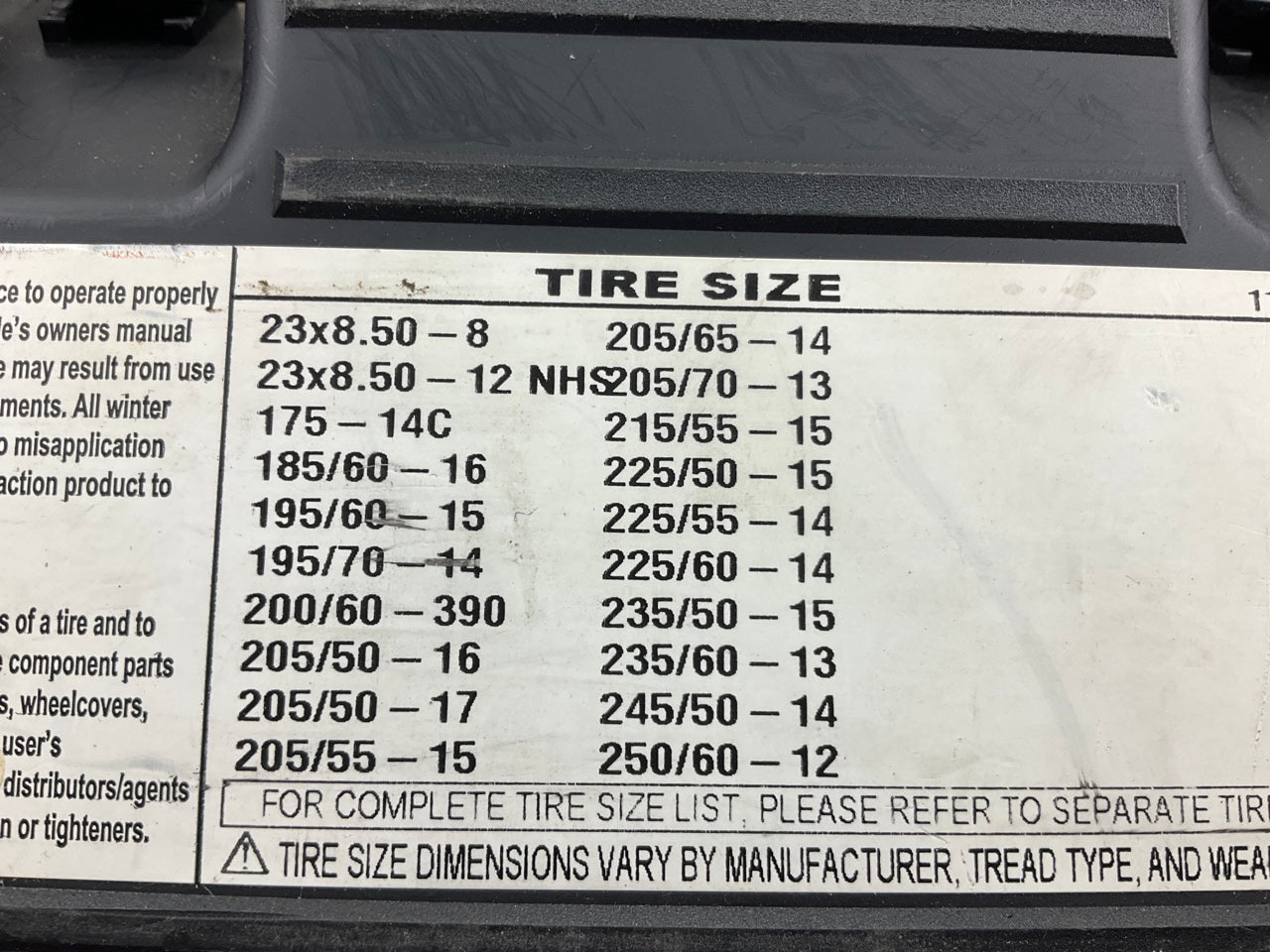 SCC SZ327 Shur Grip Super Z Passenger Car Tire Snow Traction Chain - Set Of 2