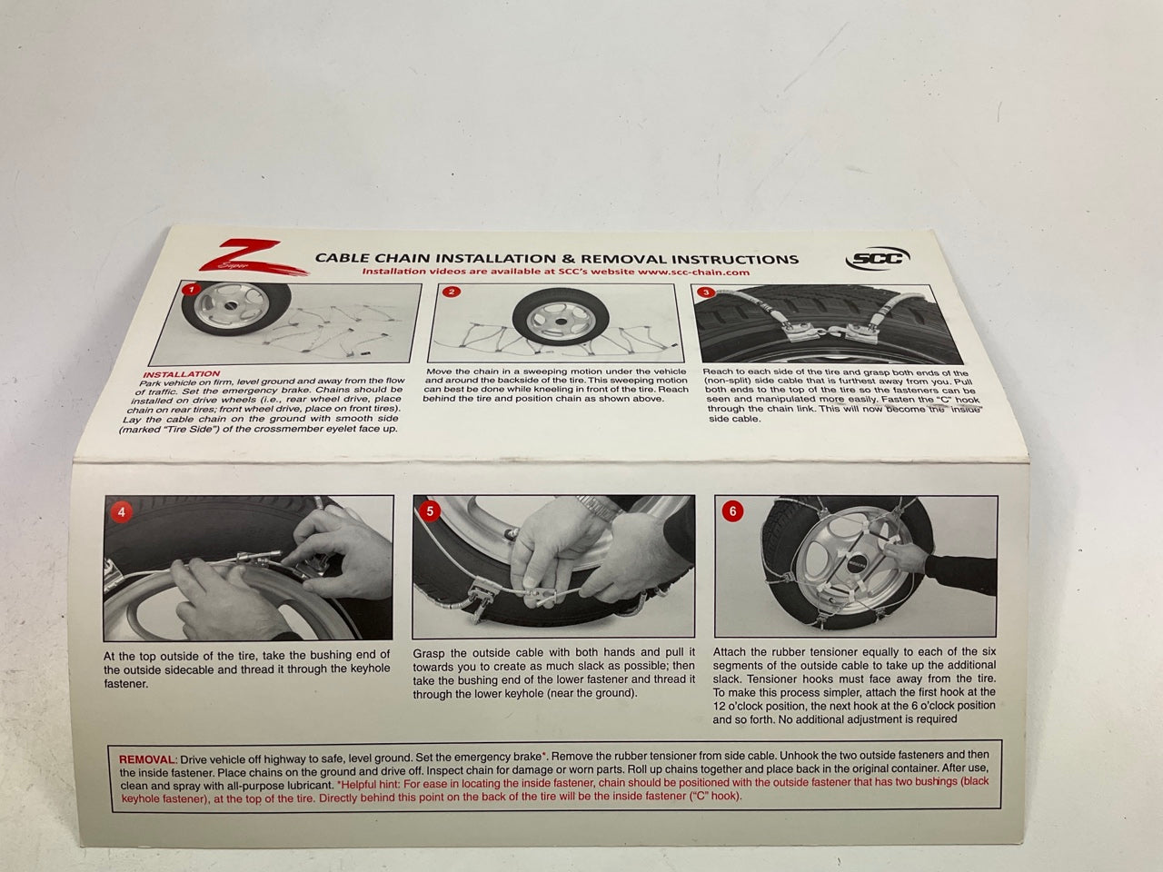 SCC ZT729 Light Truck & SUV Tire Traction Snow Chains