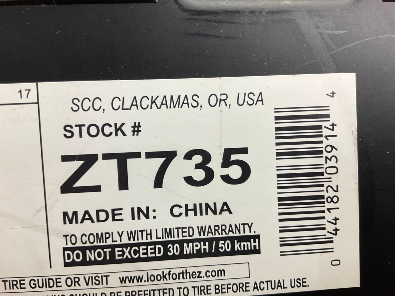 SCC ZT735 Super Z LT Light Truck And SUV Tire Traction Chain - Set Of 2