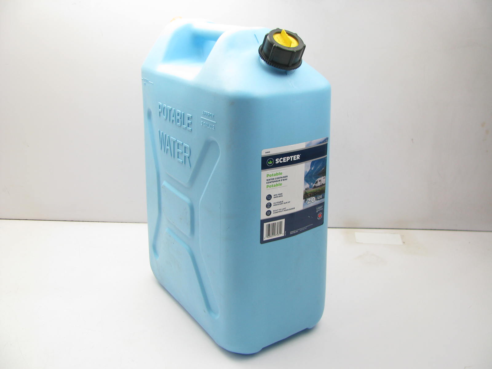 Scepter 04933 Military Style Potable Water Container 5 Gallons / 20 Li ...