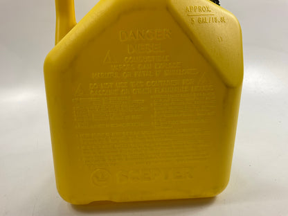 Scepter FR1D501 5 Gal SmartControl Diesel Can - 5 Gallon HDPE Plastic Canister