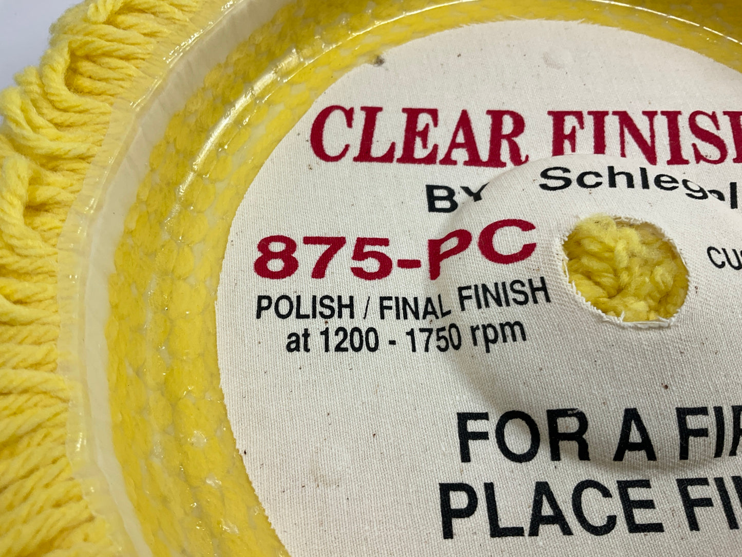 Schlegel 875PC Wool Blend Polishing Buffing Pad Bonnet, 7-1/2'' Diameter