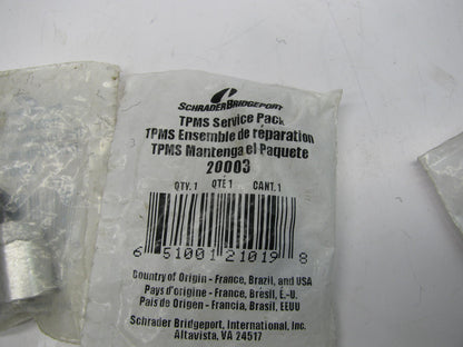 Set Of 4 - Schrader 20003 TPMS Sensor Service Hardware Kits