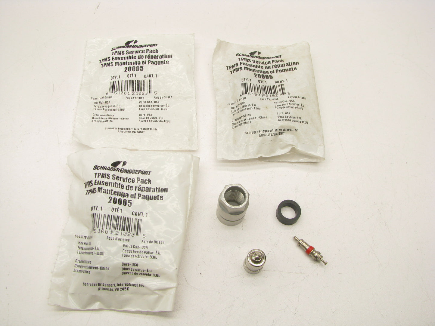 (4) Schrader 20005 TPMS Tire Pressure Monitor Sensor Service Kit