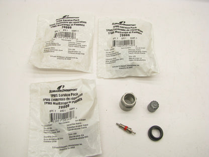 (4) Schrader 20006 TPMS Tire Pressure Monitor Sensor Service Kit