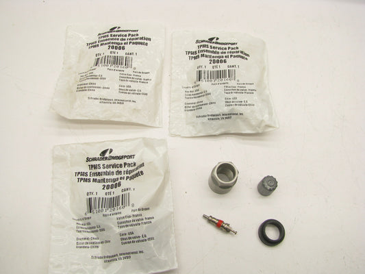 (4) Schrader 20006 TPMS Tire Pressure Monitor Sensor Service Kit