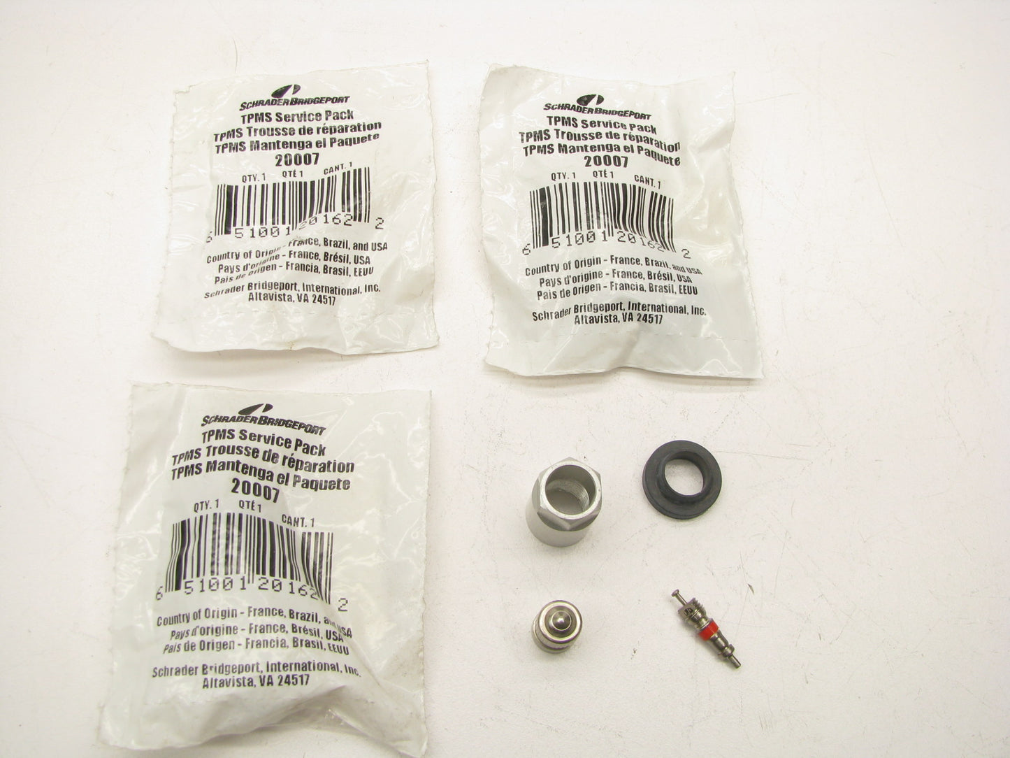 (4) Schrader 20007 TPMS Tire Pressure Monitor Sensor Service Kits
