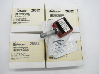 (4) Schrader 20082 TPMS Tire Pressure Monitor Sensors For 05-06 Suzuki Verona