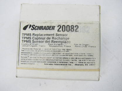 Schrader 20082 TPMS Tire Pressure Monitor Sensor For 2005-2006 Suzuki Verona