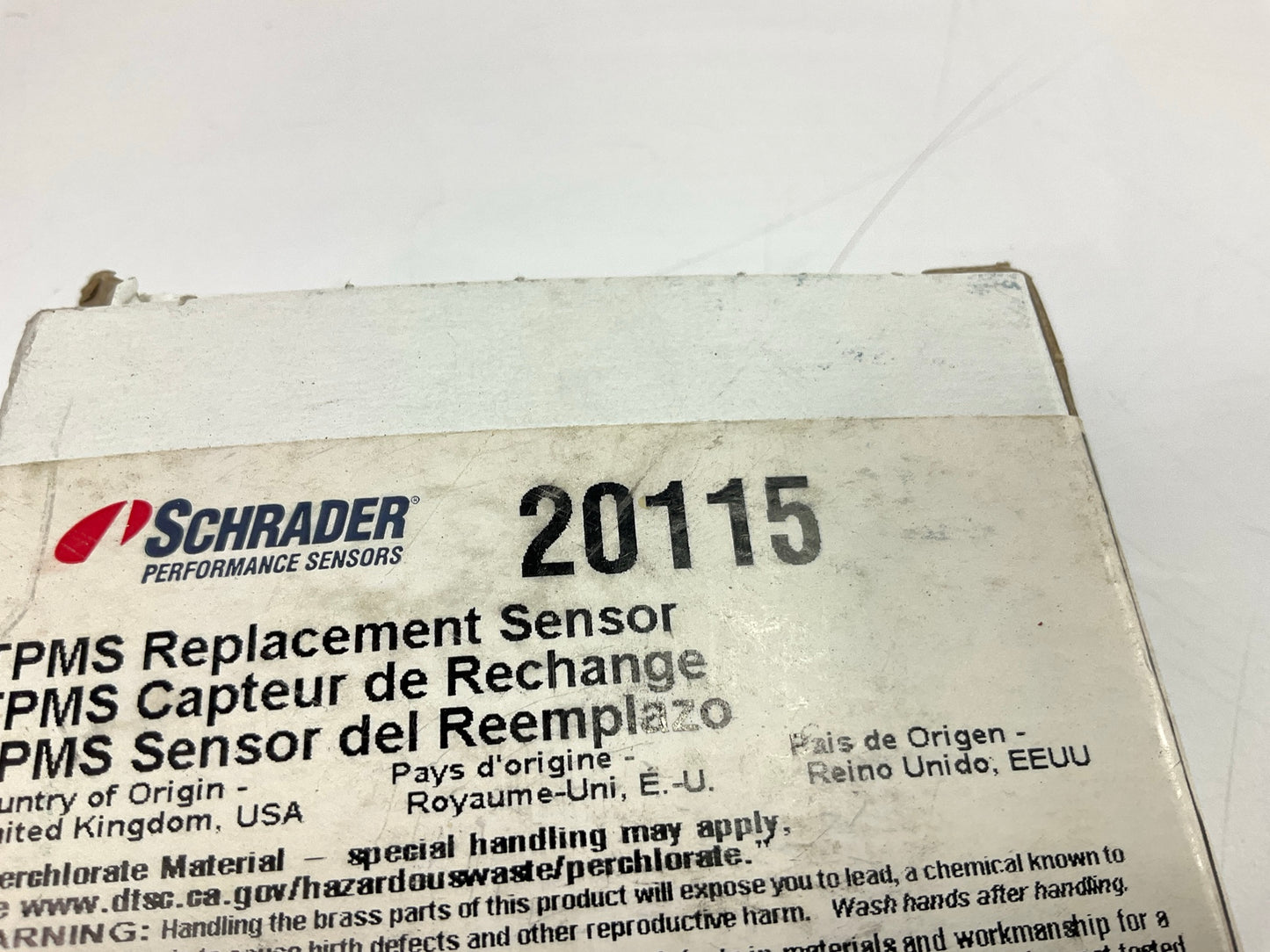 Schrader 20115 TPMS Tire Pressure Monitor Sensor