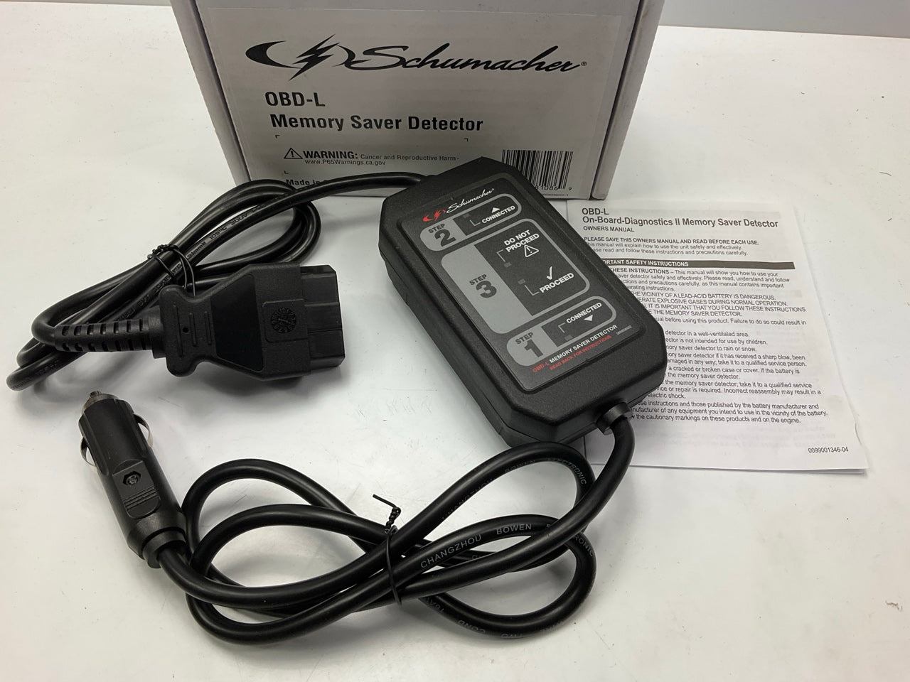 Schumacher OBD-L On-Board Diagnostics II Memory Saver Detector