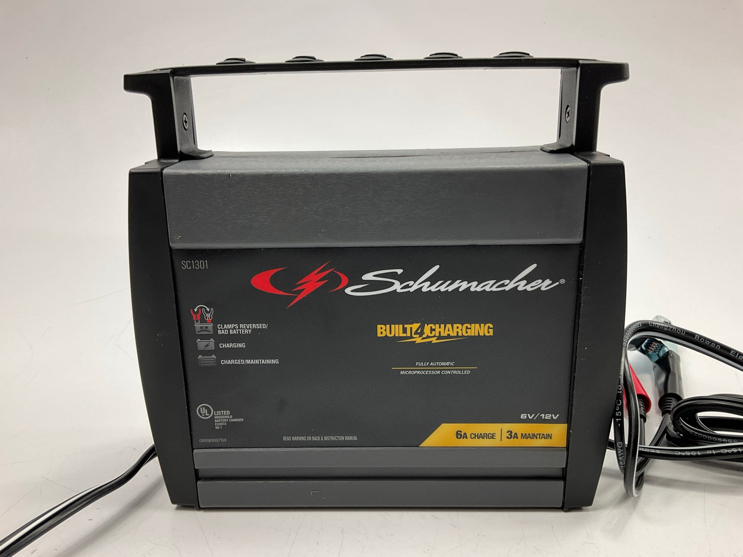 Schumacher SC1301 6/12V Fully Automatic 6 Amp Battery Charger 6A Maintainer