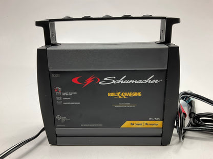Schumacher SC1301 6/12V Fully Automatic 6 Amp Battery Charger 6A Maintainer