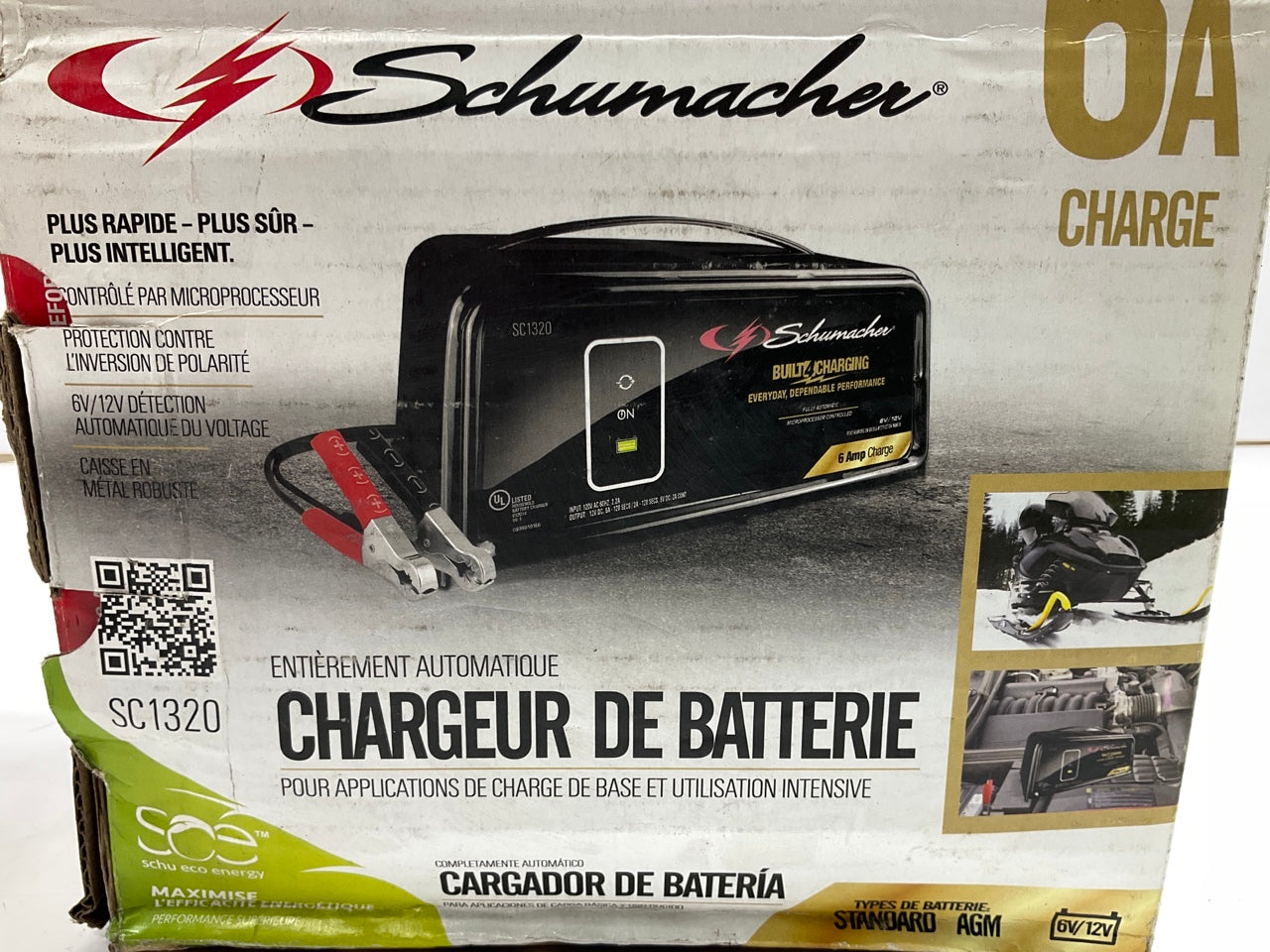 Schumacher SC1320 Automatic 12V 6 Amps Battery Charger / Maintainer
