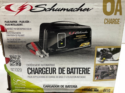 Schumacher SC1320 Automatic 12V 6 Amps Battery Charger / Maintainer