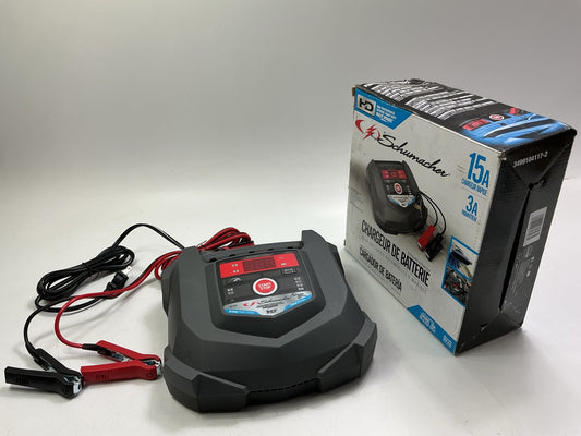 Schumacher SC1323 4-in-1 15-Amp 6-Volt/12-Volt Fully Automatic Battery Charger