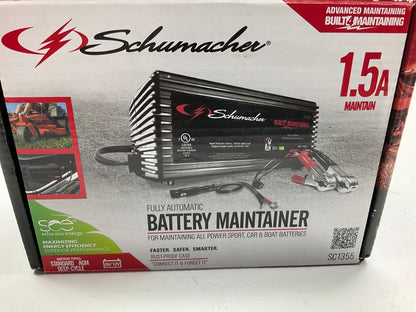 Schumacher SC1355 1.5A 6/12V Fully Automatic Battery Maintainer Charger