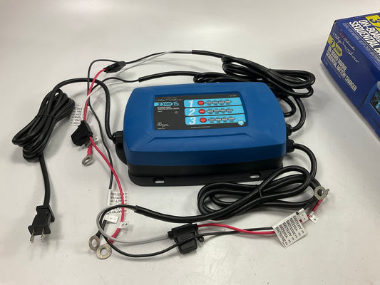 Schumacher Boat Battery Charger Shore Marine 12V 15A 3-Bank On-Board Sequential