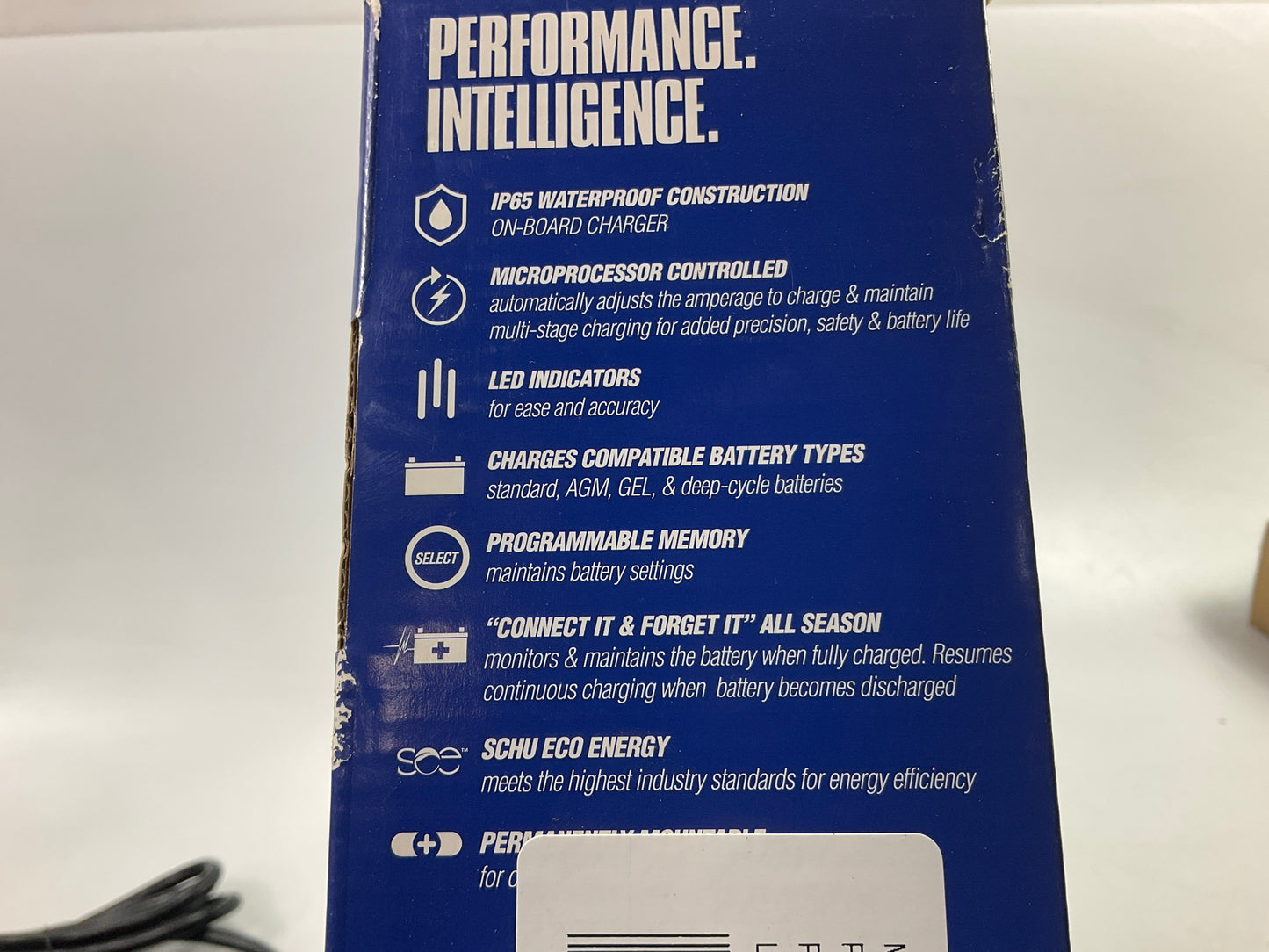 Schumacher Boat Battery Charger Shore Marine 12V 15A 3-Bank On-Board Sequential