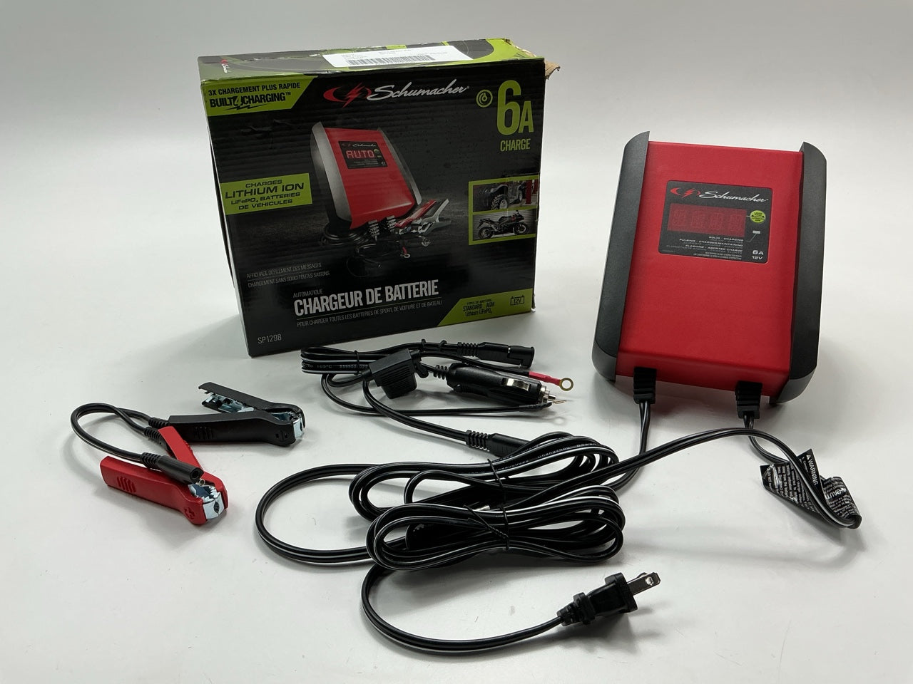 Schumacher SP1298 Quick Charge 12 Volts 6 Amp Battery Charger