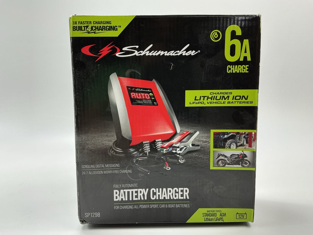 Schumacher SP1298 Quick Charge 12 Volts 6 Amp Battery Charger