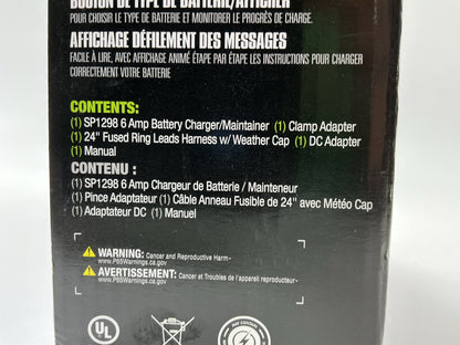 Schumacher SP1298 Quick Charge 12 Volts 6 Amp Battery Charger
