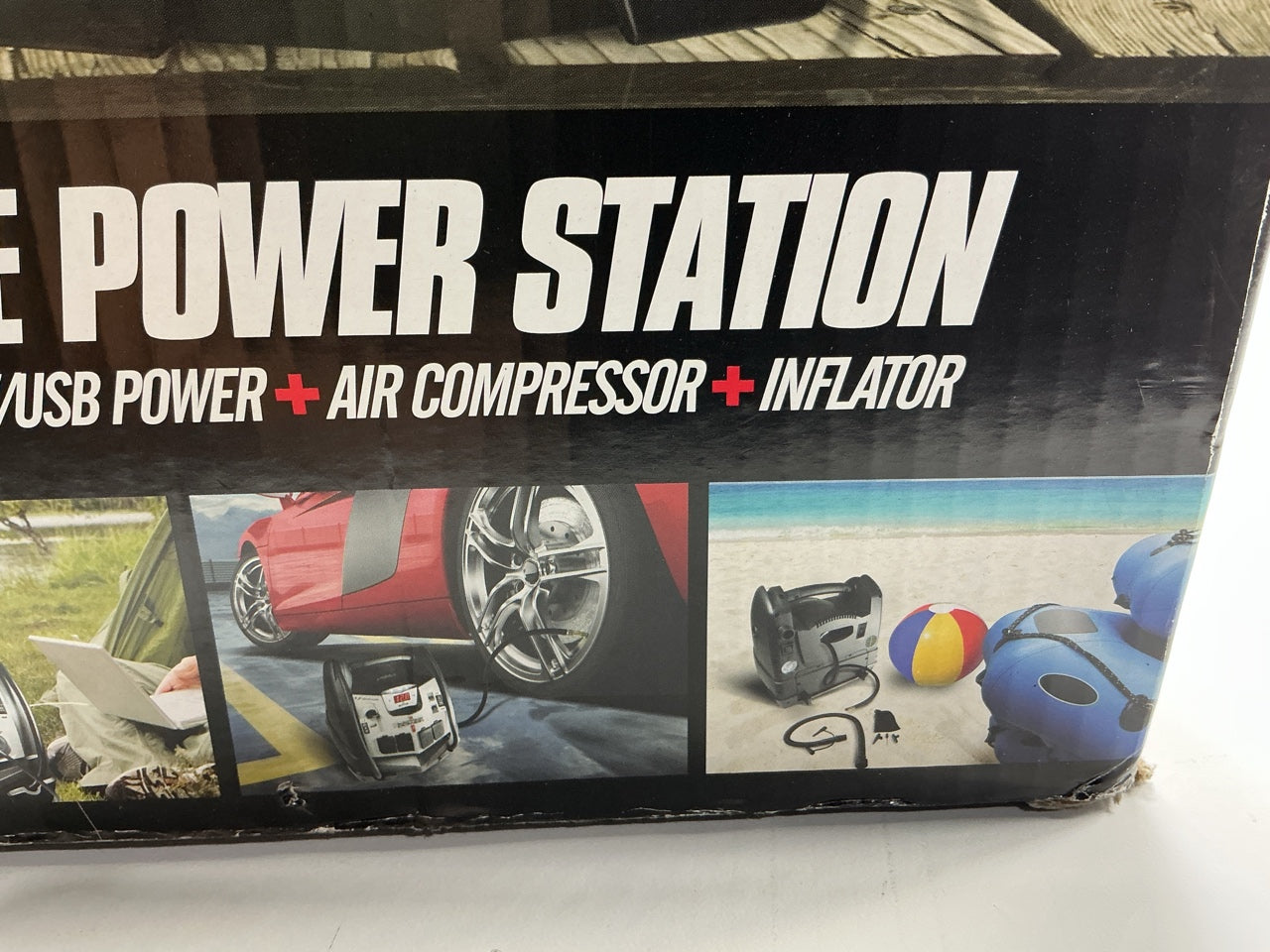 Schumacher XP2260 1200 Peak Amp 6-in-1 Portable Power Station W/ Tire Inflator