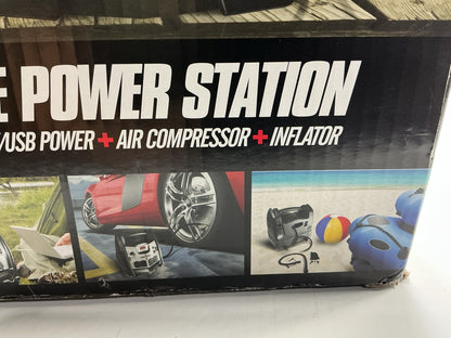 Schumacher XP2260 1200 Peak Amp 6-in-1 Portable Power Station W/ Tire Inflator