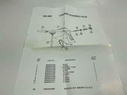 Dominion Sure Seal BUPA Schutz Gravel Guard Undercoating Spray Gun