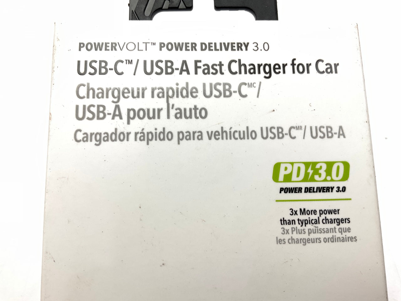 Scosche CPDA2C8-SP 12V Cigarette Lighter USB-C / USB-A Fast Charger For Cars 30W