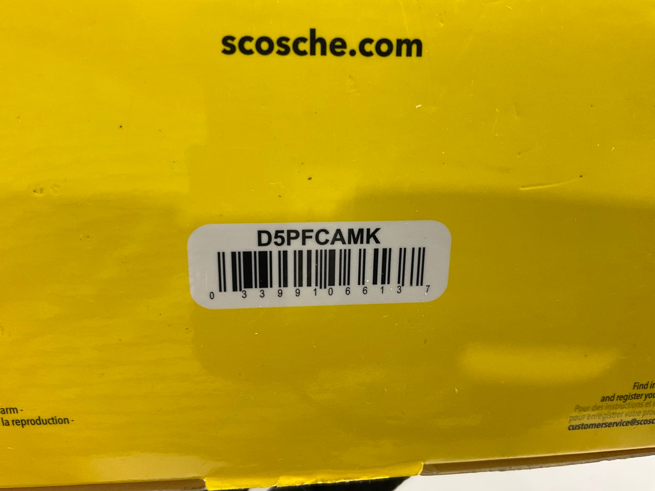 SCOSCHE D5PFCAMK 5'' OBDII Back Up Camera System W/ 5'' LCD Dash Monitor Screen
