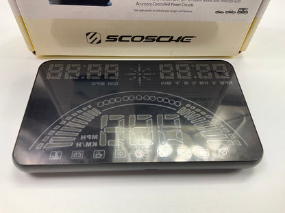 NEW Scosche HUD58OGC 5.8 Heads-up Multicolor LED Display OBDII & Non OBD