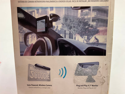 Scosche WBUSSPF43 Wireless Solar Powered Backup Camera System