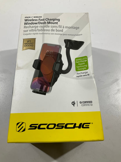 Scosche WDQ2M MagicMount Wireless Cellphone Charger Cell Phone Mount Holder 3.5''