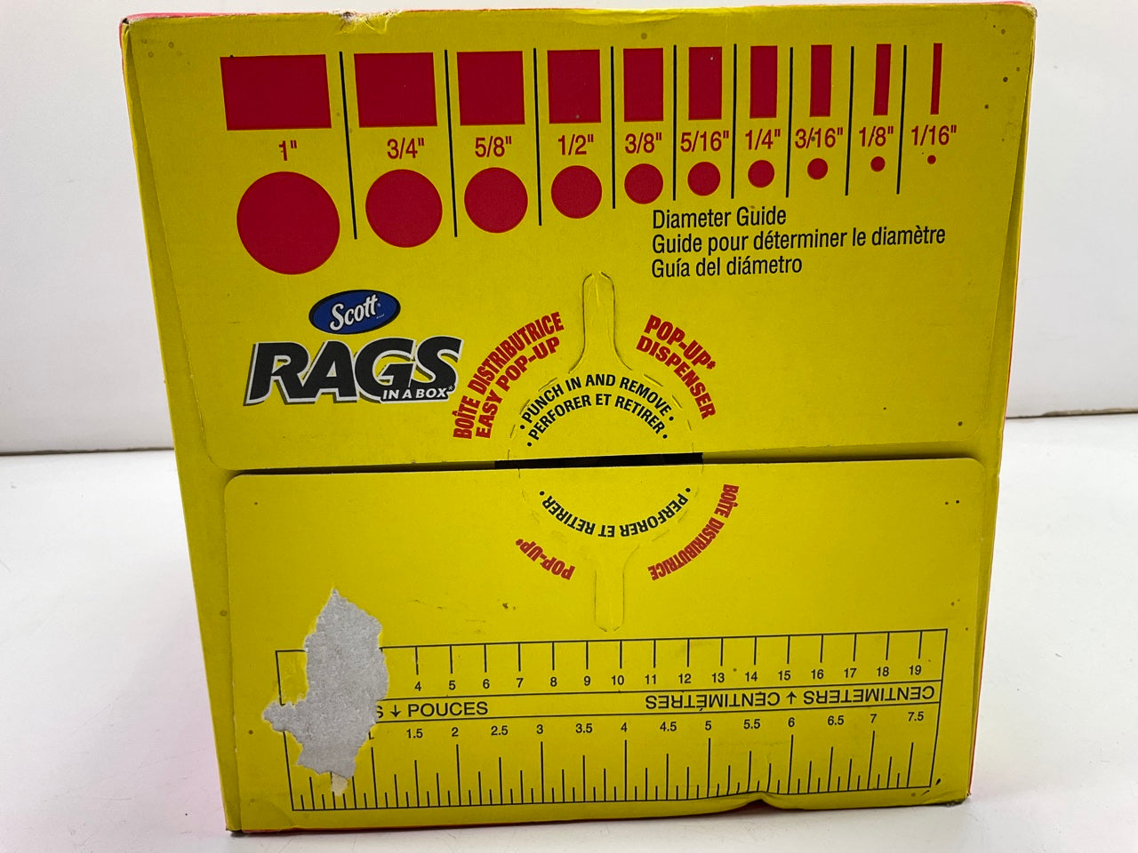 Kimberly 75260 Professional Scott Rags In A Box White, 200 Pcs, 9''x12''