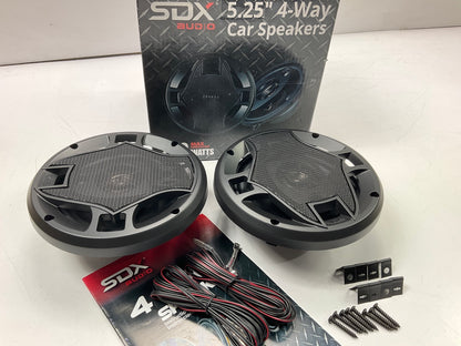 Sdx Audio CS16050 5.25'' 4-Way Car Speakers (Pair)