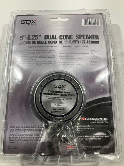 Sdx Audio CS17050 5'' / 5.25'' Dual Cone Speaker - Original Equipment Replacement