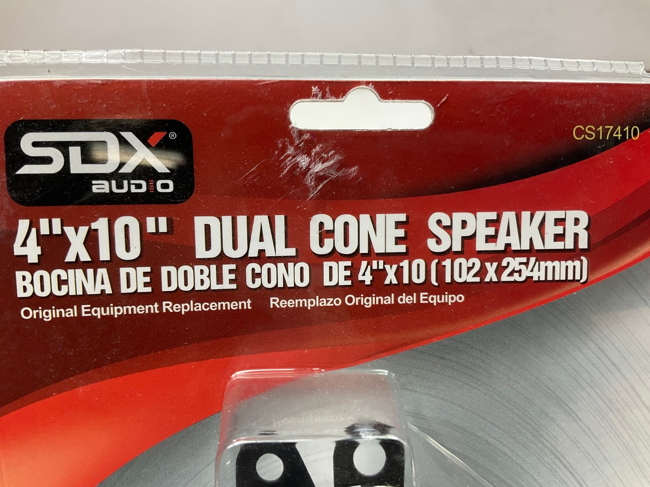 Sdx Audio CS17410 4'' X 10'' Dual Cone Speaker - Original Equipment Replacement