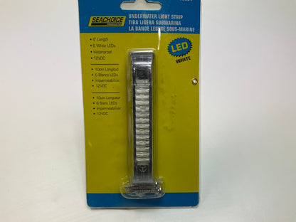 Seachoice White LED Color 4'' Under Water Boat Light Strip - For Live Well Bait