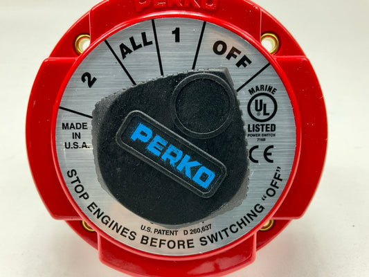 Seachoice 11501 Red Plastic 50V 2/All/1/Off Battery Selector Switch One Size