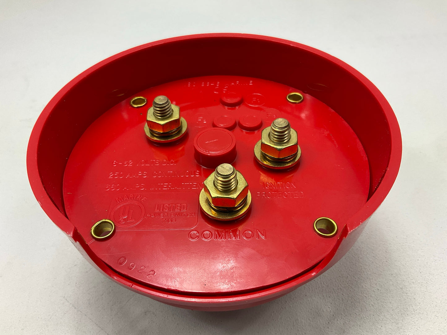 Seachoice 11501 Red Plastic 50V 2/All/1/Off Battery Selector Switch One Size